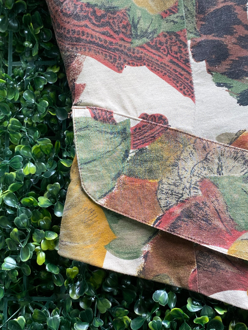 Biana Botanical Tapestry Print Blazer — detail