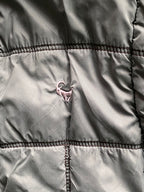 Old Khaki Charcoal Quilted Utility Gilet — detail