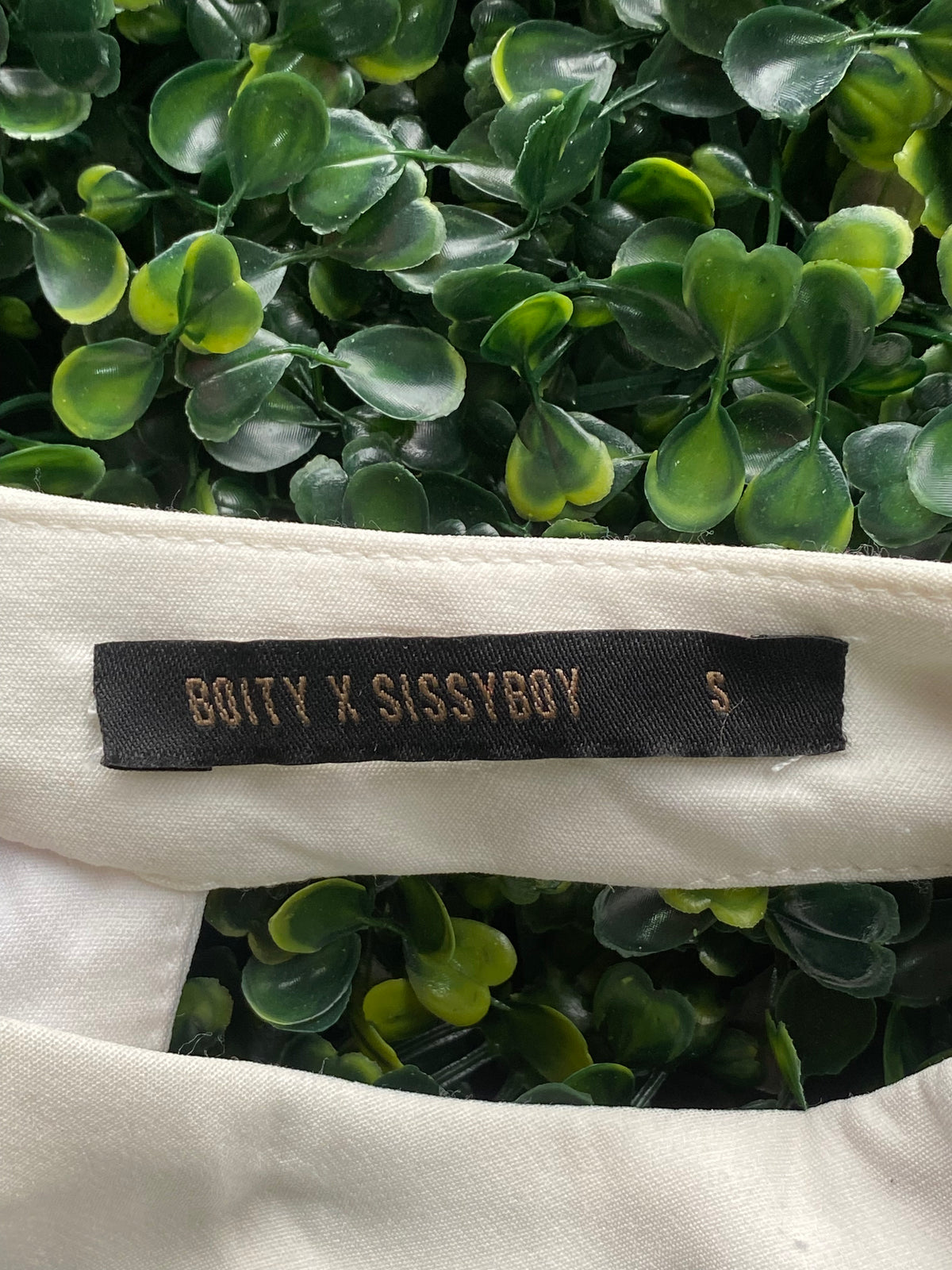 Boity x Sissy Boy Black & White Panel Bodycon Dress — brand
