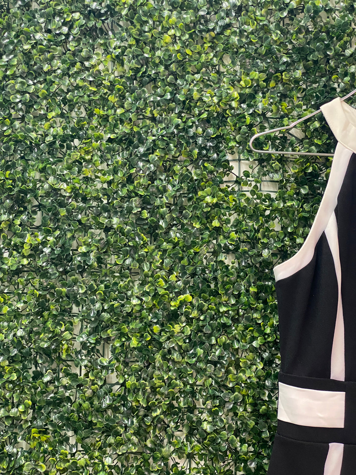 Boity x Sissy Boy Black & White Panel Bodycon Dress — detail