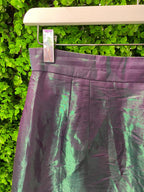 Iridescent Purple Full-Length Skirt