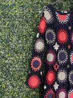 Bodyflirt Boutique Black Multicolour Crochet Dress — detail