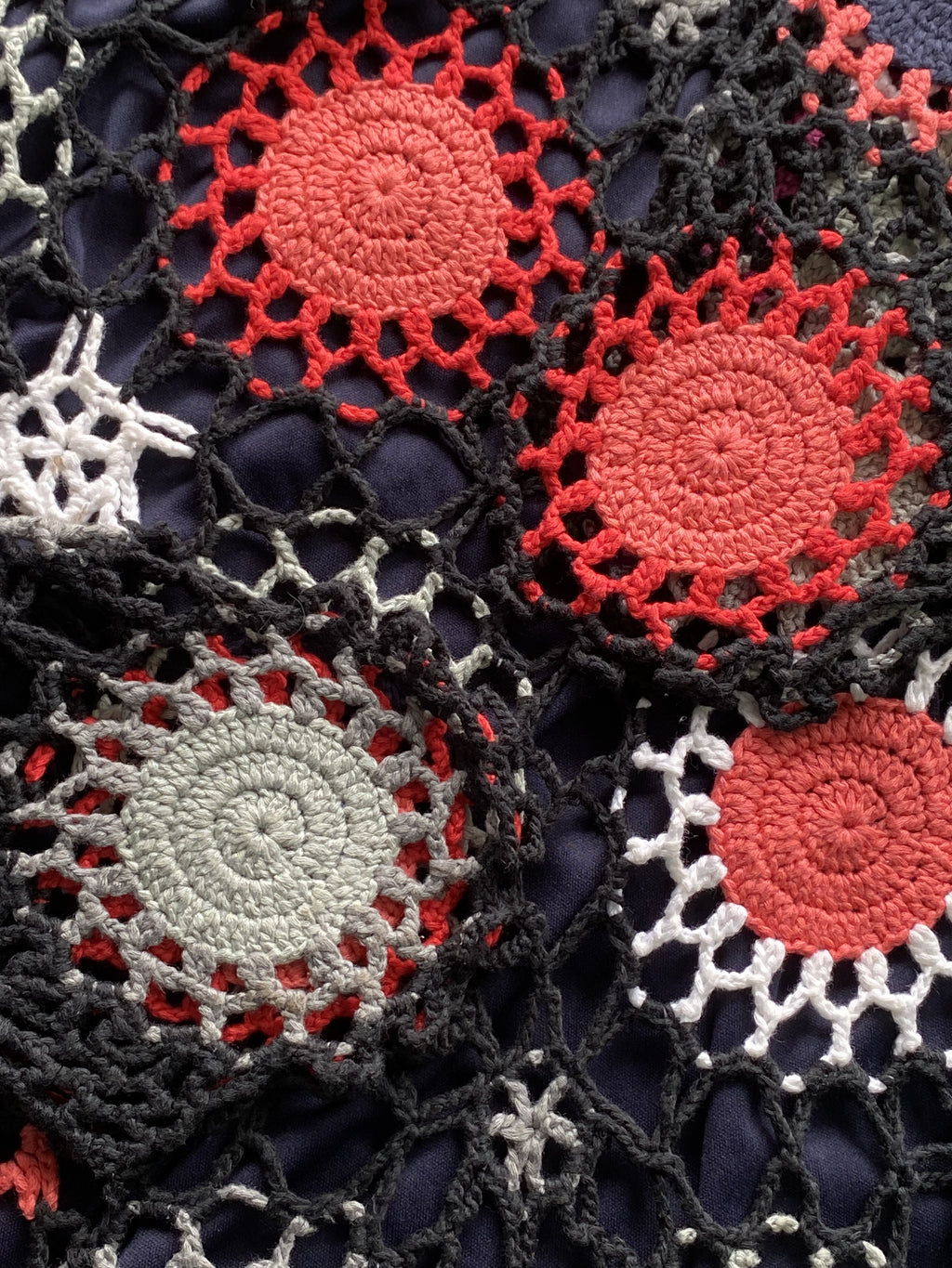 Bodyflirt Boutique Black Multicolour Crochet Dress — detail