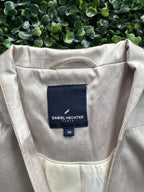 Daniel Hechter Cream Cotton-Blend Tailored Blazer — brand