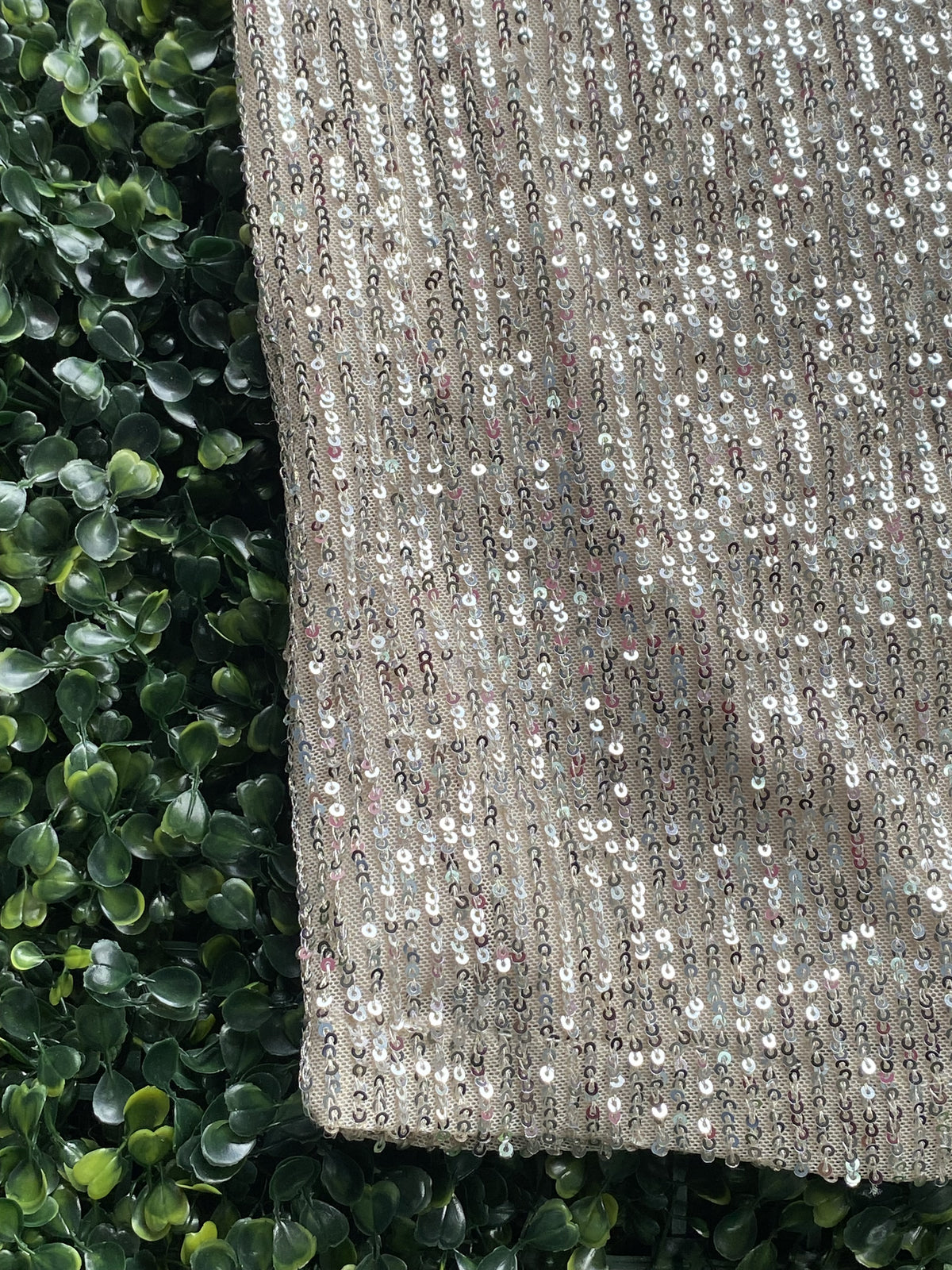 Calliope Champagne Sequin Camisole Top — detail