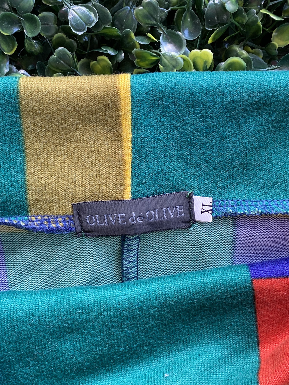 Olive de Olive Multicolour Geometric A-Line Dress — brand