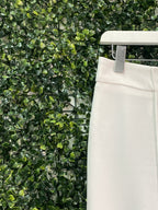 Zara Ivory Straight-Leg Tailored Trousers — detail