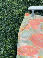 Vero Moda Classic Peach Floral Tailored Shorts — detail