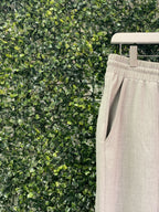 Stradivarius Light Grey Tailored Jogger Pants — detail