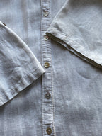 Earthaddict Natural Linen Oversized Shirt Dress — detail