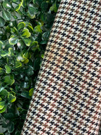 H&M Brown Houndstooth Tailored Blazer — detail