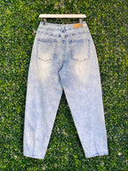 NEWS Light Wash Mom Jeans — back