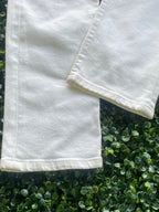 MNG Denim White Straight-Leg Jeans — detail