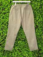 Cotton Poetry Khaki Slim-Leg Pants