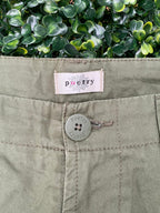 Cotton Poetry Khaki Slim-Leg Pants