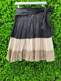 Colourblock Tie-Waist Skirt