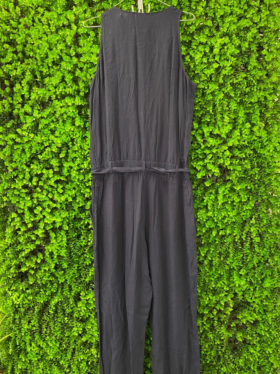 Black Utility Jumpsuit