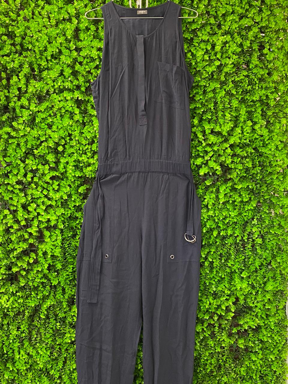 Black Utility Jumpsuit