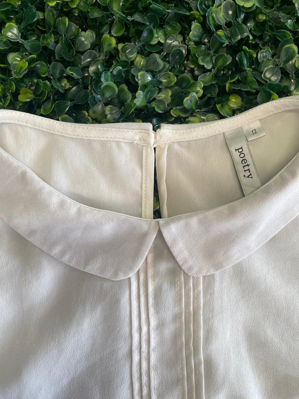 Poetry Ivory Peter Pan Collar Blouse