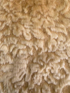 Cream Faux Fur Hooded Gilet / Sleeveless Jacket
