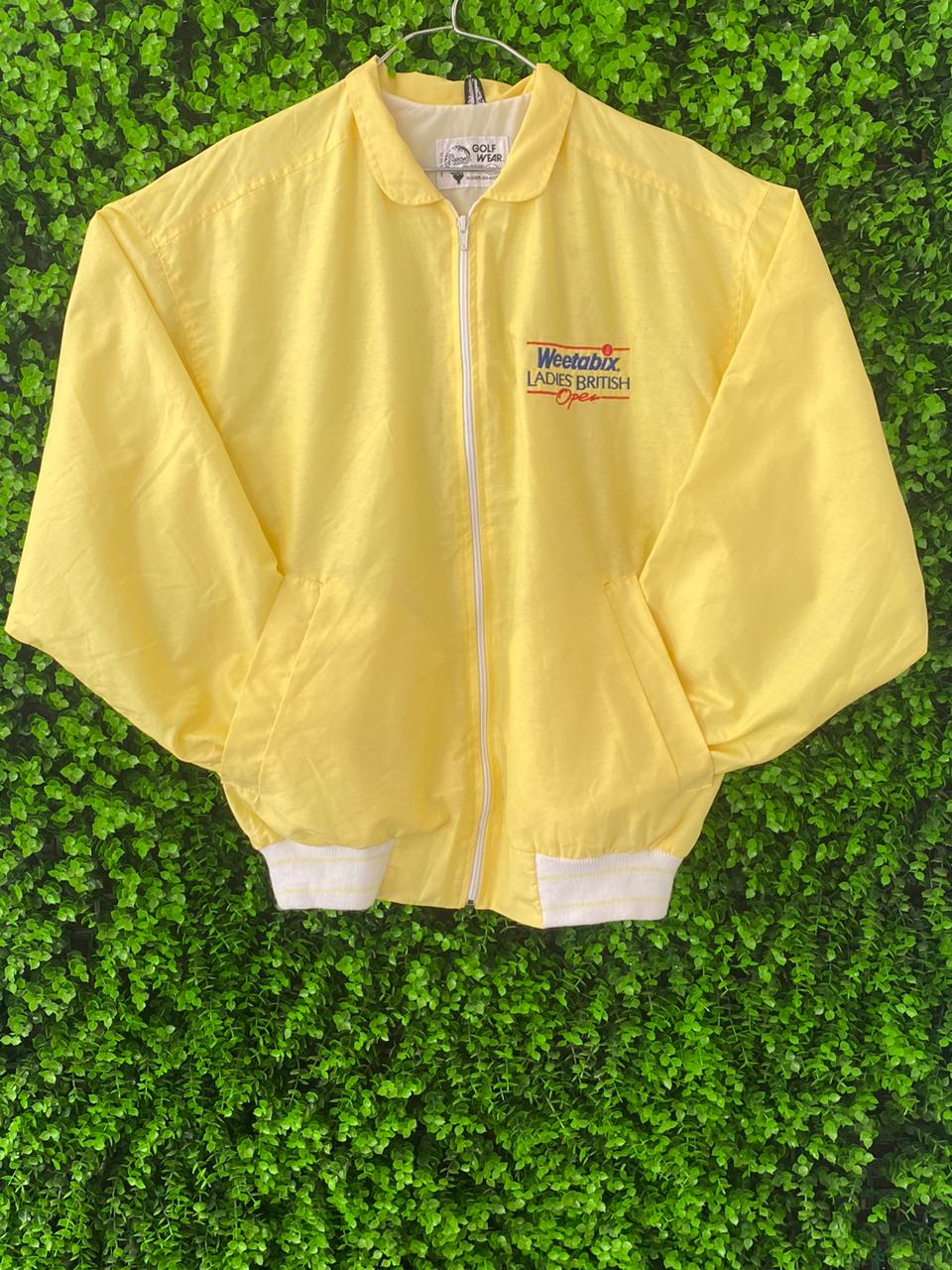 Yellow Wetabix Ladies British Open Golf Jacket