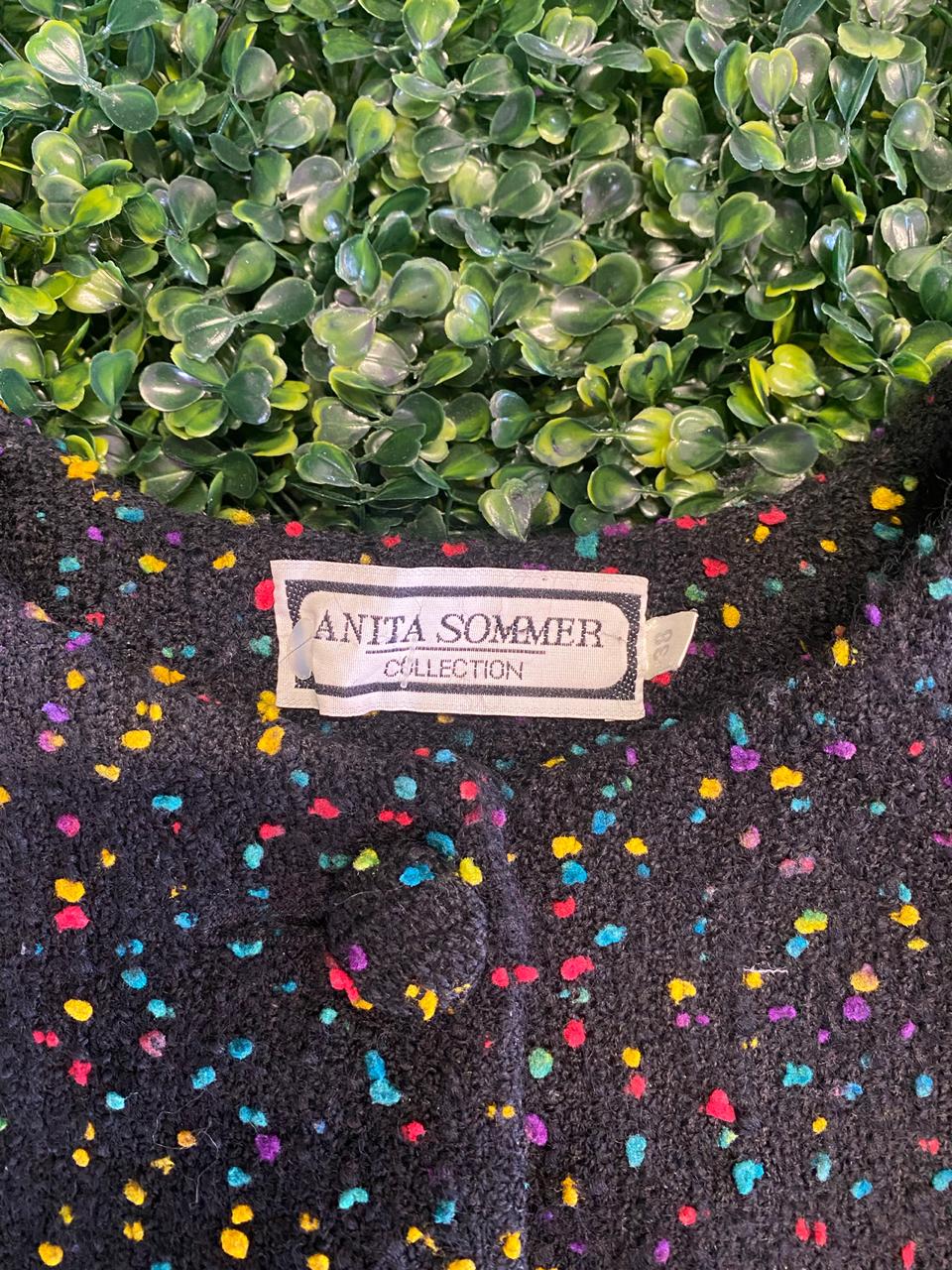 Anita Sommer Black Confetti Speckled Jacket