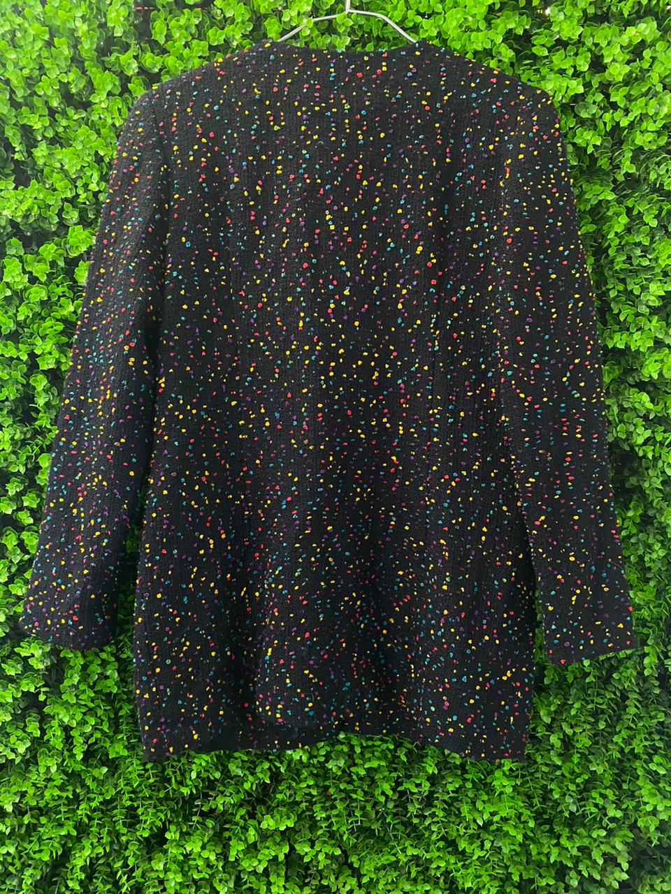 Anita Sommer Black Confetti Speckled Jacket