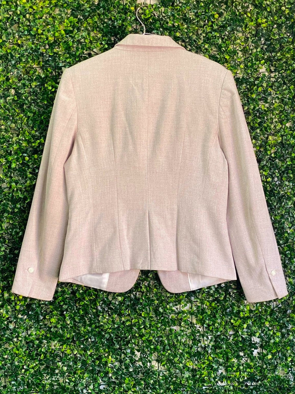 H&M Blush Textured Blazer — 02-back