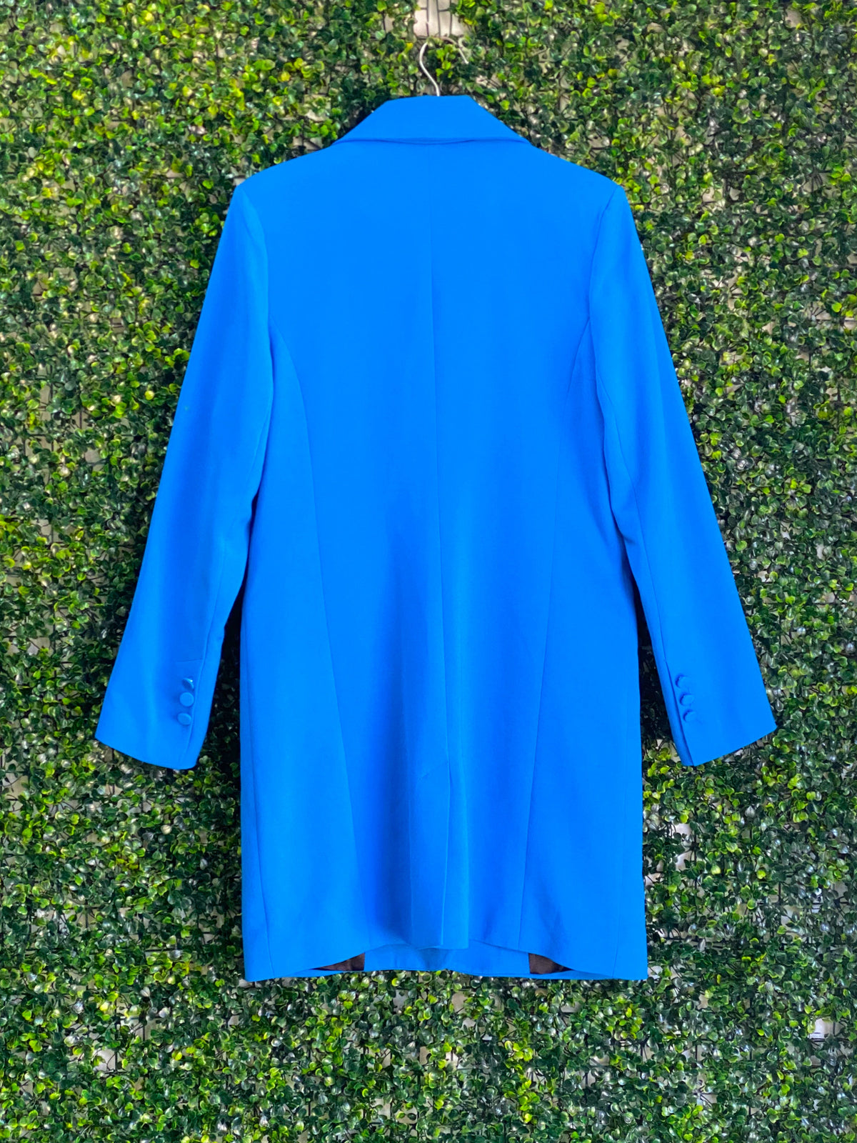 Luella Liella Cobalt Blue Longline Blazer — back