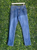 Woolworths Mid-Blue Straight-Leg Jeans — front