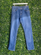 Woolworths Mid-Blue Straight-Leg Jeans — front