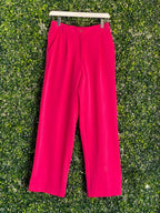 ME&B Fuchsia Straight-Leg Trousers — front