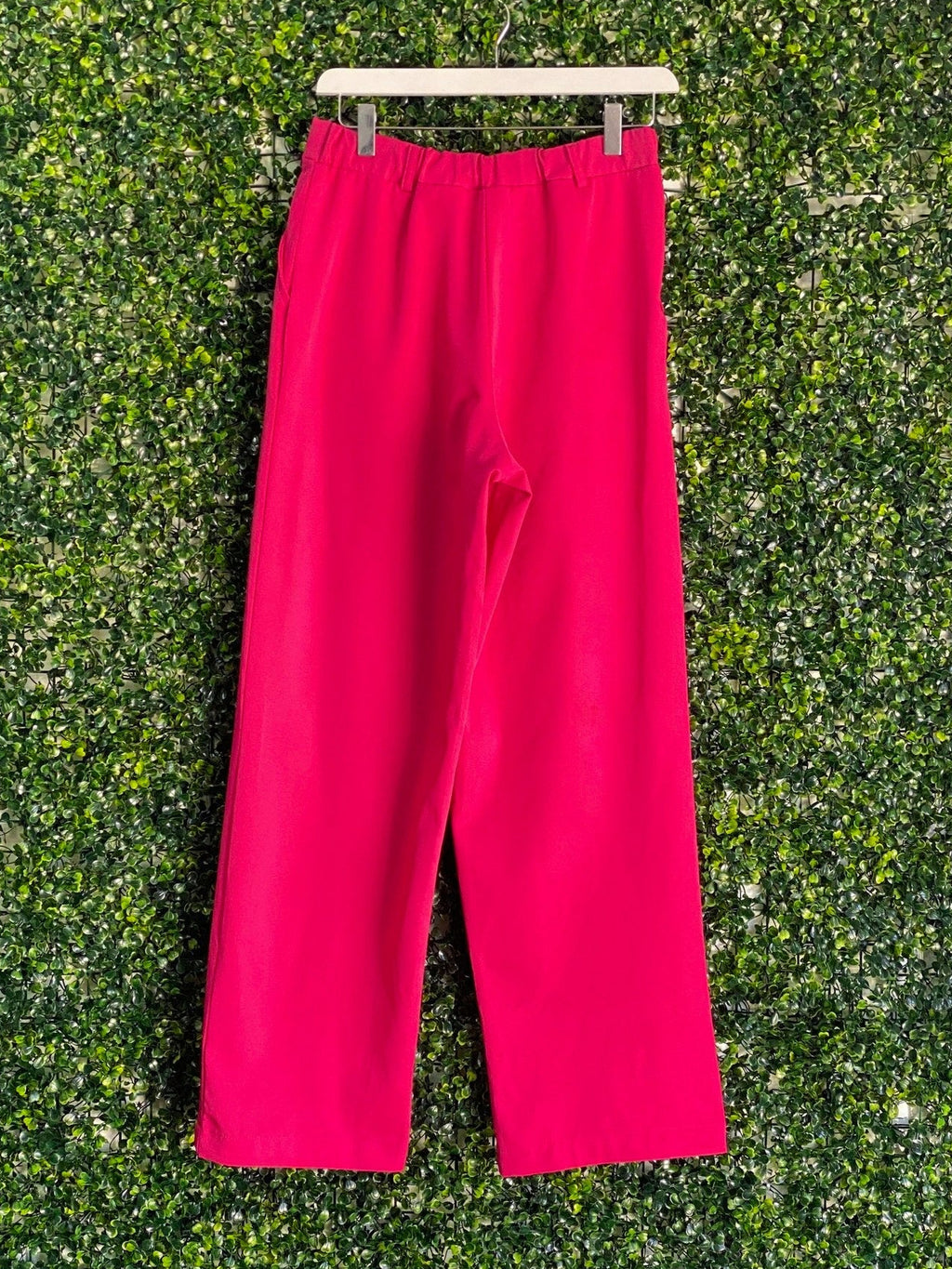 ME&B Fuchsia Straight-Leg Trousers — back