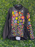 Anatomic Black Floral Cycling Jacket — front