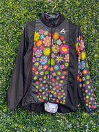 Anatomic Black Floral Cycling Jacket — front