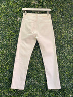 MNG Denim White Straight-Leg Jeans — back
