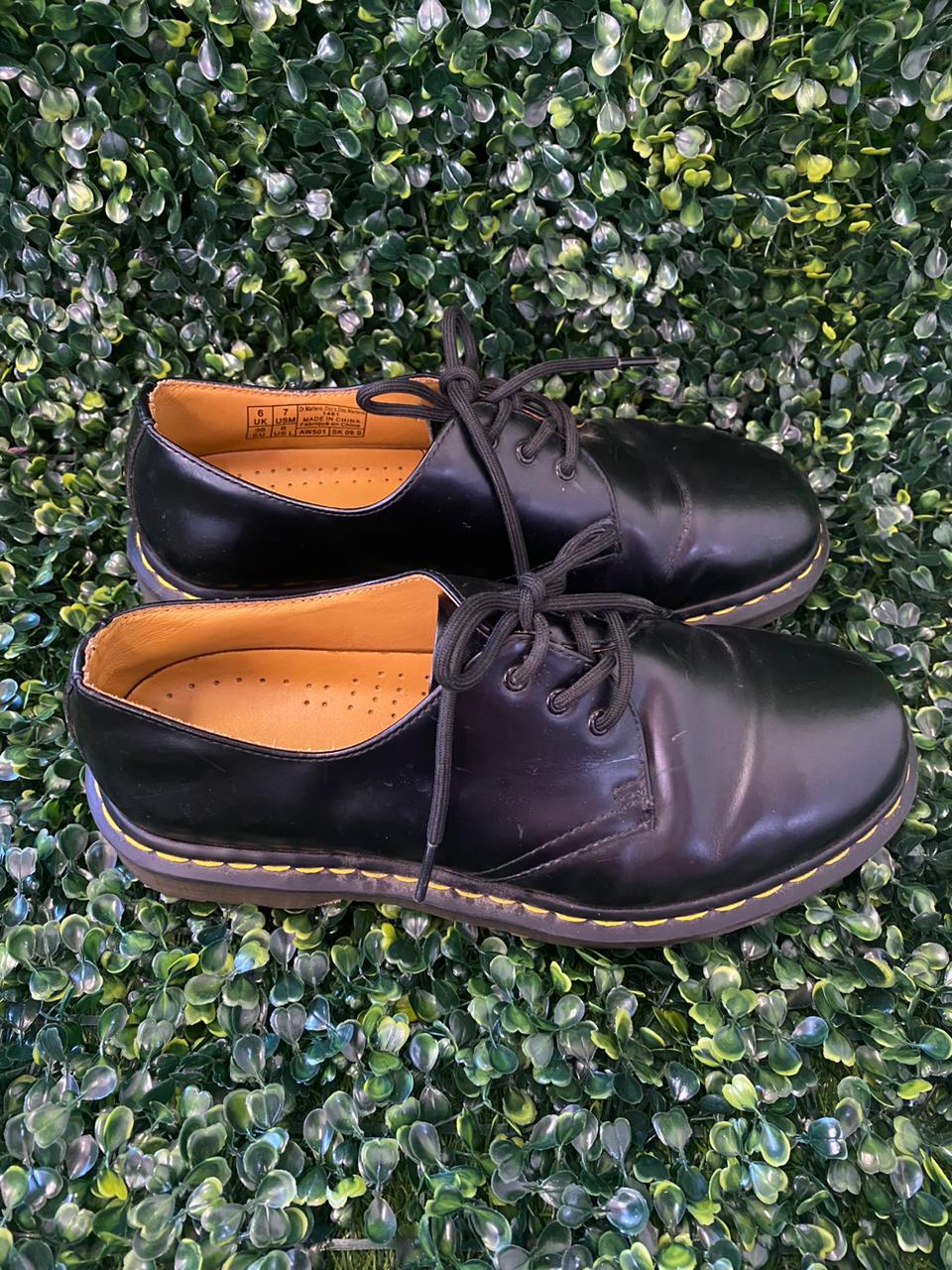 Dr. Martens Black 1461 Smooth Leather Shoes