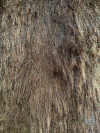 Dark Faux Fur Button-Front Jacket