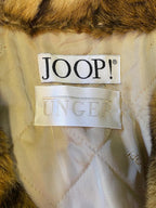 JOOP! Beige Trench Coat with Faux Fur Collar