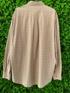 Jeep Beige Check Long-Sleeve Shirt