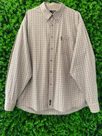 Jeep Beige Check Long-Sleeve Shirt