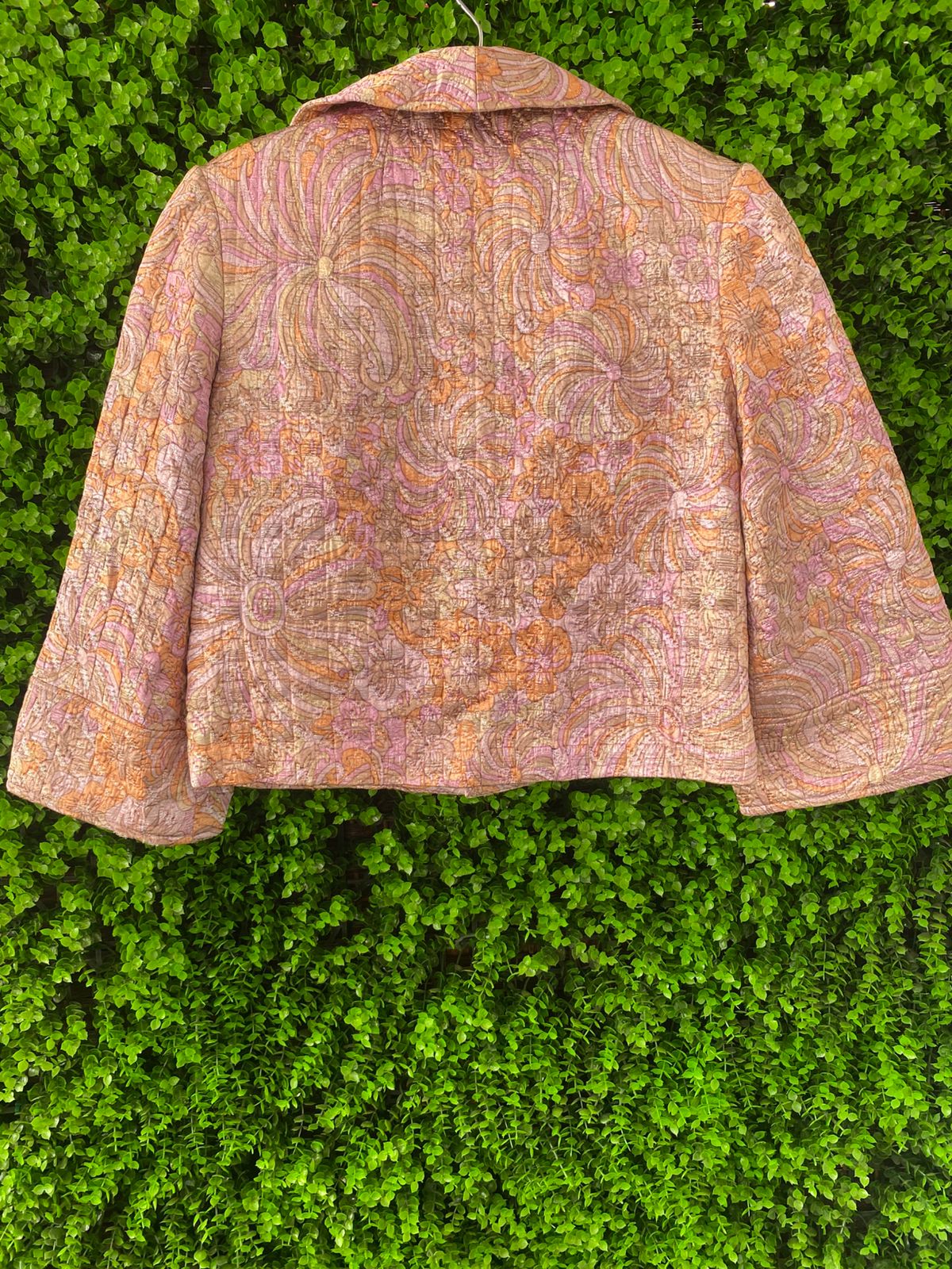 Victor Reed Couture Cropped Tapestry Jacket