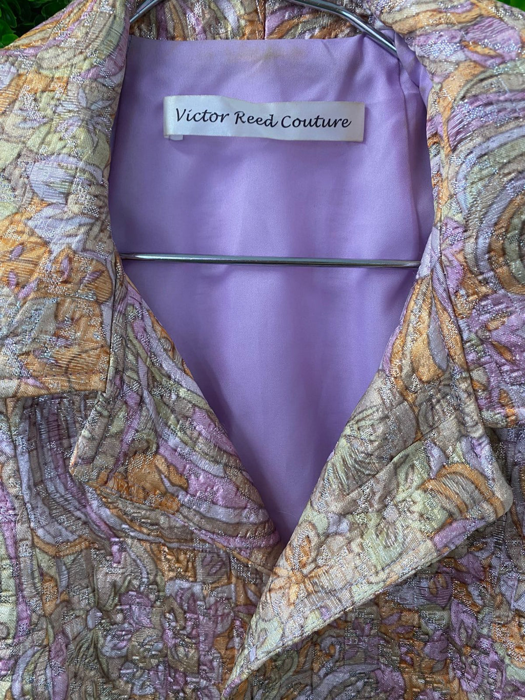 Victor Reed Couture Cropped Tapestry Jacket