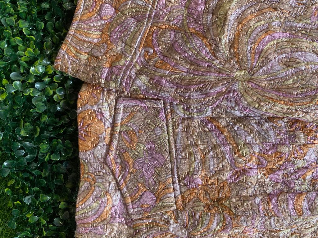 Victor Reed Couture Cropped Tapestry Jacket