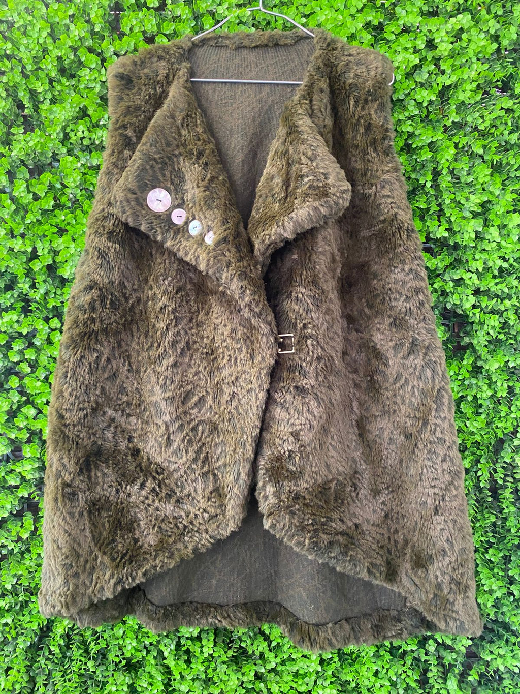 Dune Faux Fur Sleeveless Vest