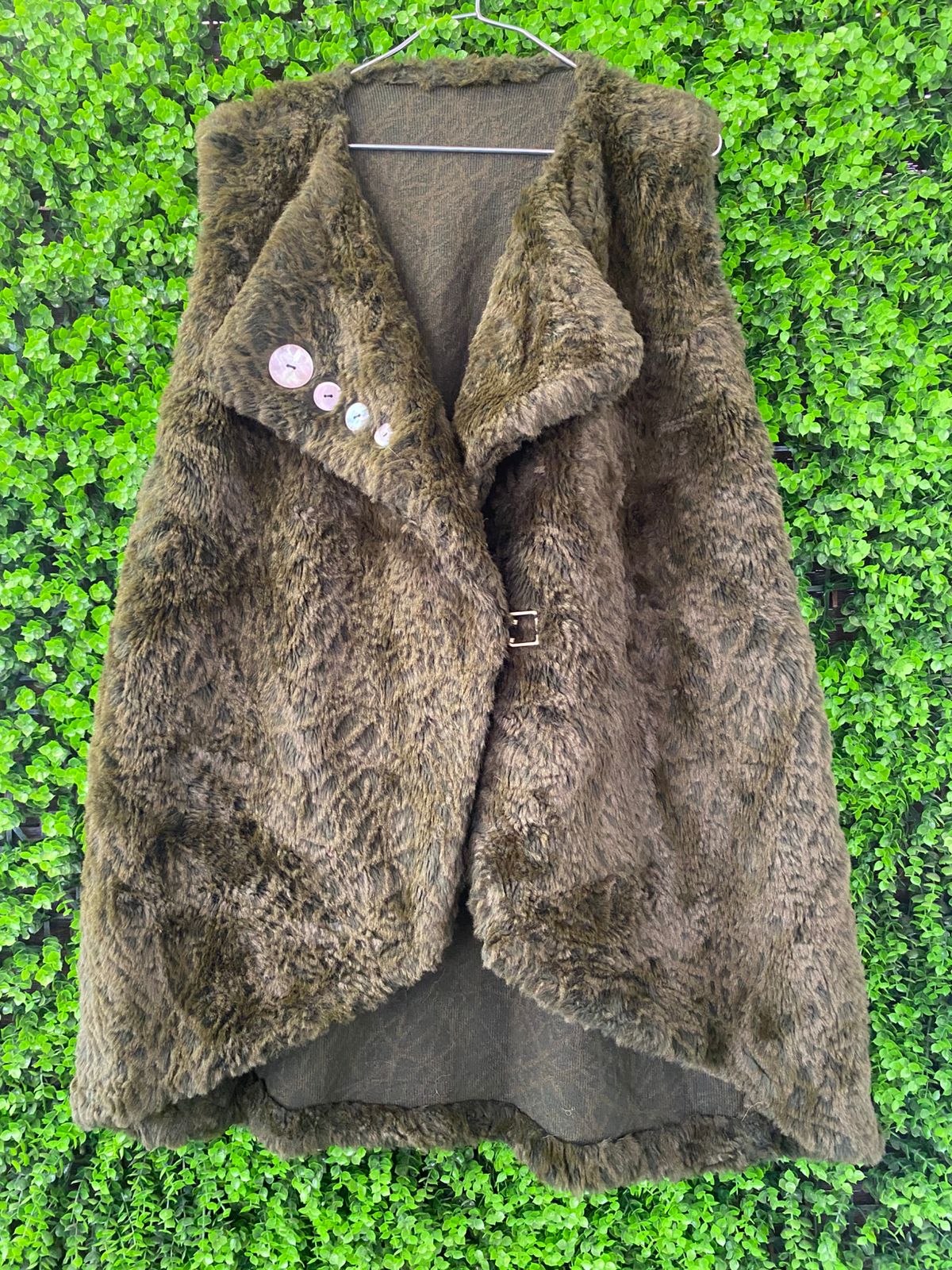 Dune Faux Fur Sleeveless Vest