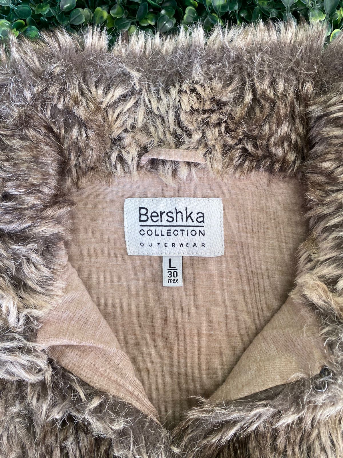 Bershka Collection Faux Fur Sleeveless Vest