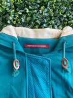 Comptoir des Cotonniers Teal Hooded Jacket