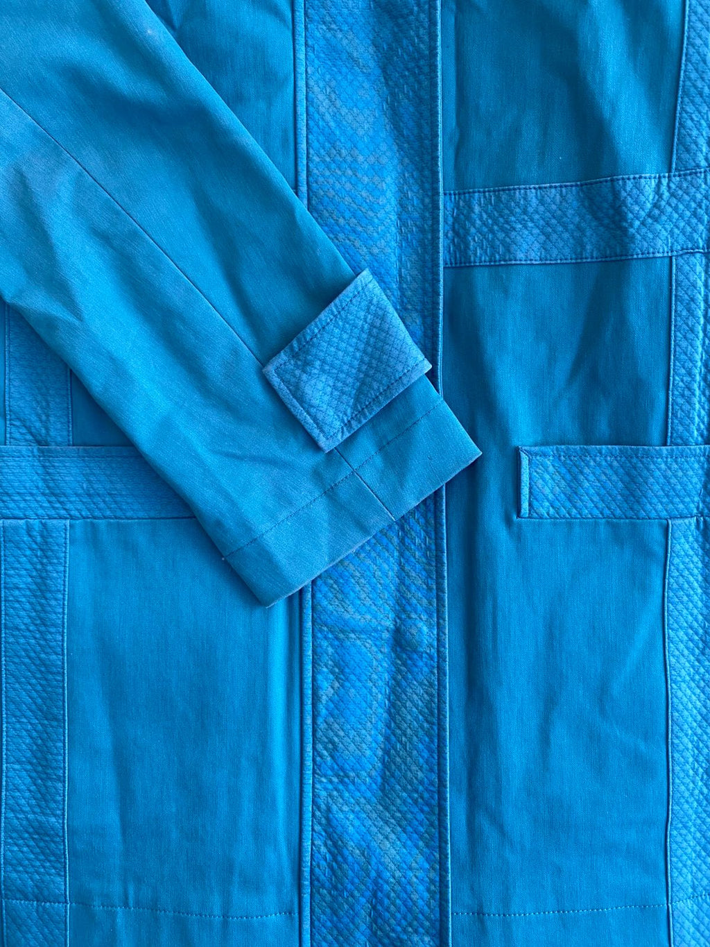 Comptoir des Cotonniers Teal Hooded Jacket