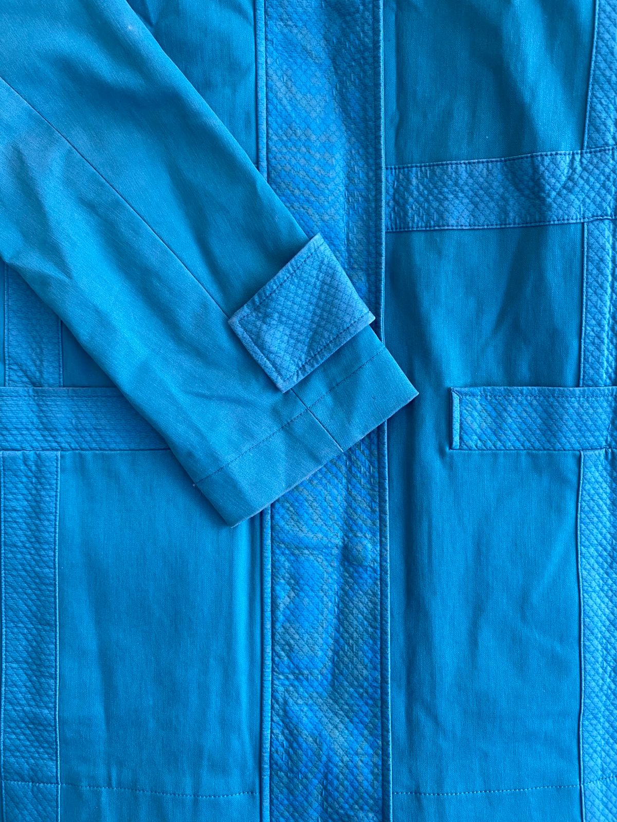 Comptoir des Cotonniers Teal Hooded Jacket